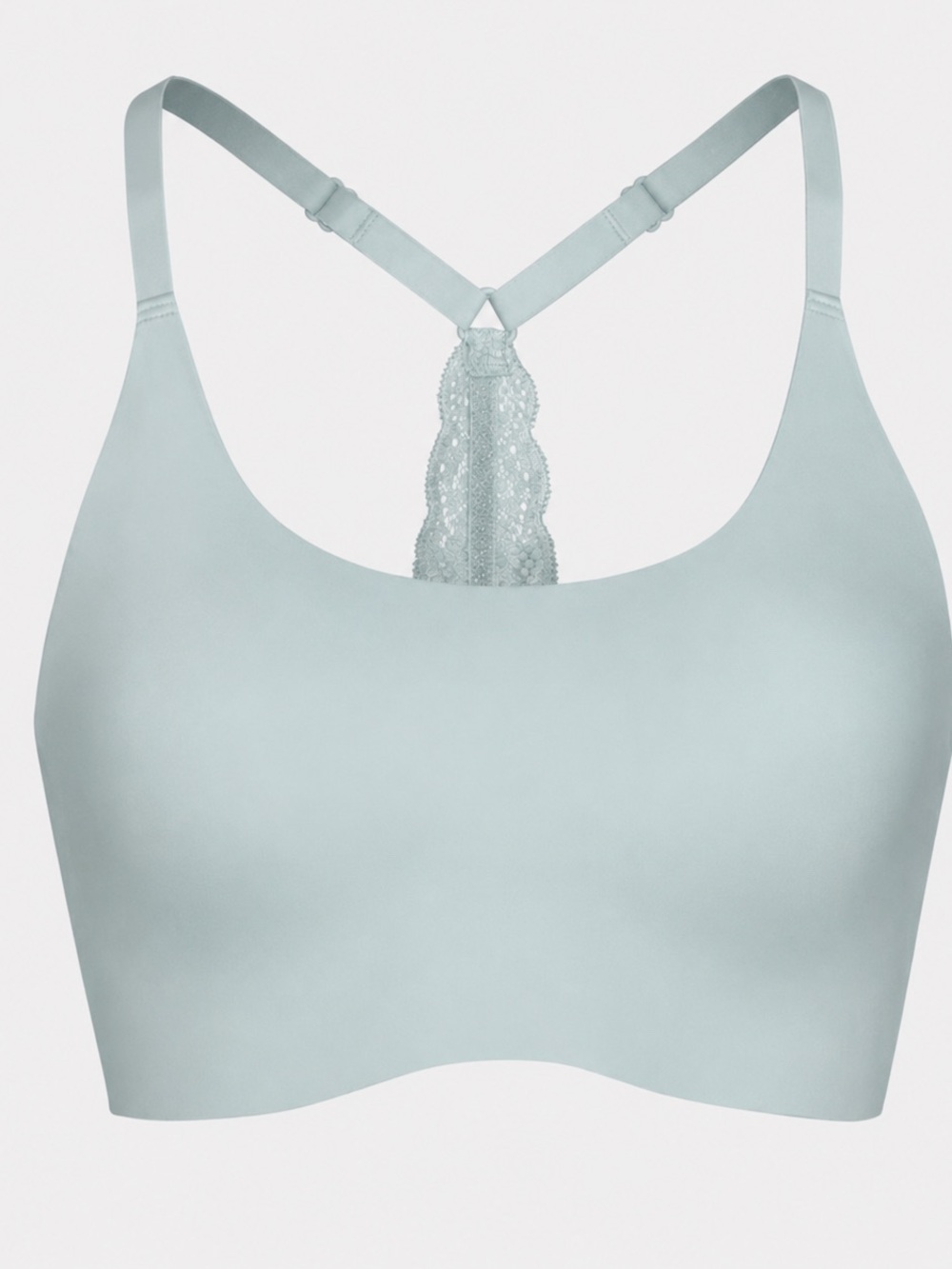 Knix Lace Racerback Pullover Bralette Endless Sky XXL+ Wireless Seamless Bra - Picture 1 of 9